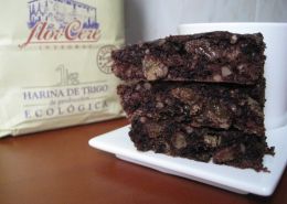 Brownie Integral de pasas y almendras