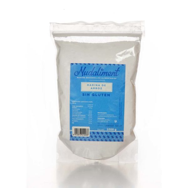 Harina de Arroz Sin gluten 1000 gr