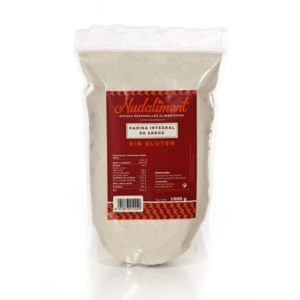 Harina Integral de Arroz Sin Gluten 1000 gr