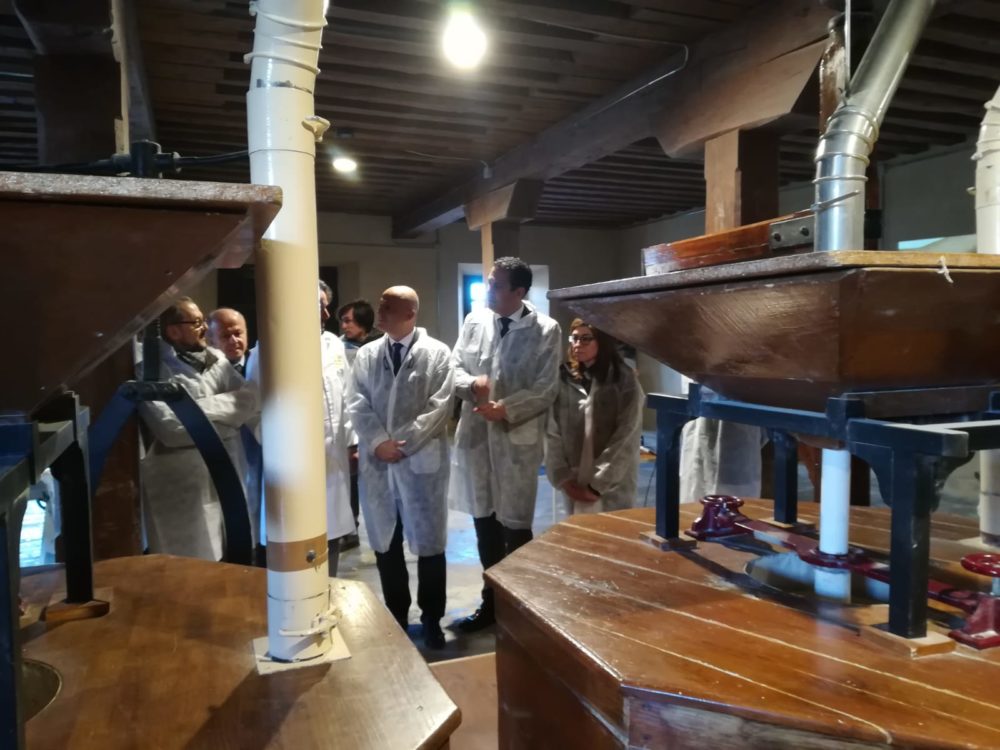 Visita del Viceconsejero de Desarrollo Rural de la Junta de Castilla y León y Director General del ITACyL al Molino de Piedra