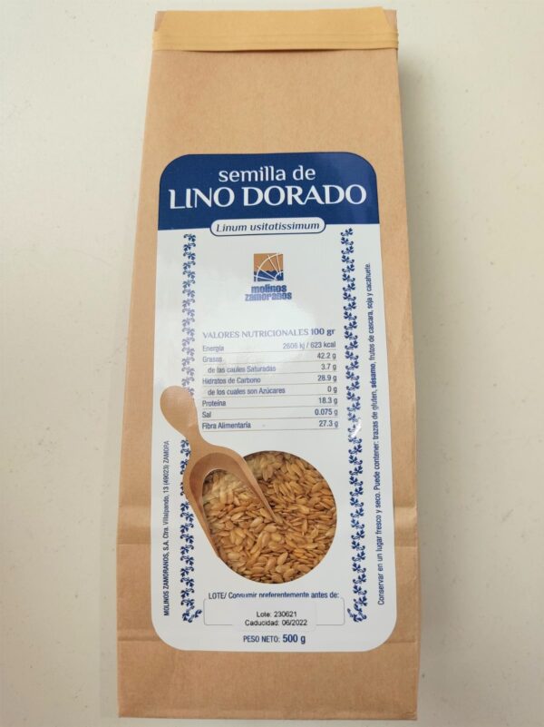 Semillas de Lino Dorado 500gr
