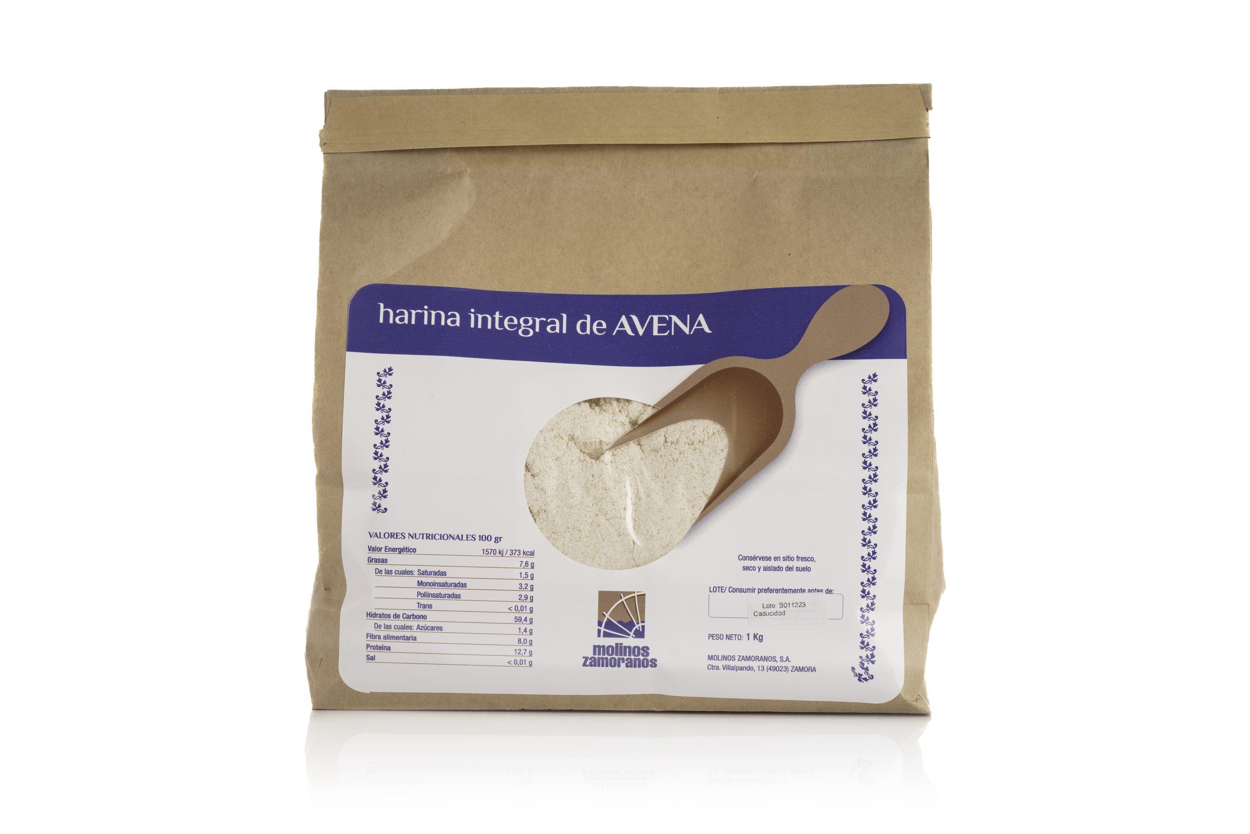 HARINA INTEGRAL DE AVENA
